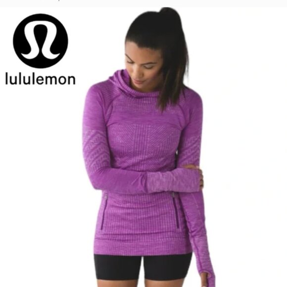 Like New Lululemon RestLess Hoodie Tender Violet *No size tag-Estimated Size 4* - Picture 1 of 5